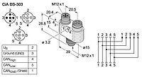 Z CYA216701 encoder female connector