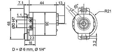 Zeichnung drawing WDGA36E IB5