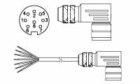 KDA867SSI Drehgeber Kabeldose KDA867SSI Drehgeber Kabeldose