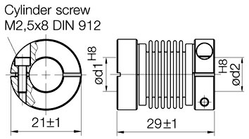Z BK29 coupling encoder