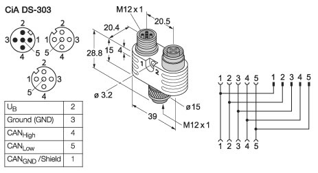 Z CYA216701 encoder female connector