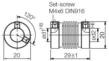 Z FB29B coupling encoder Z FB29B coupling encoder