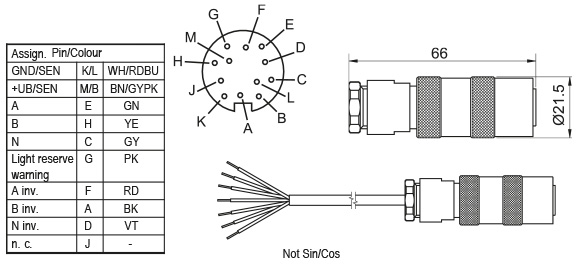 Z KDSH1267 encoder female connector Z KDSH1267 encoder female connector